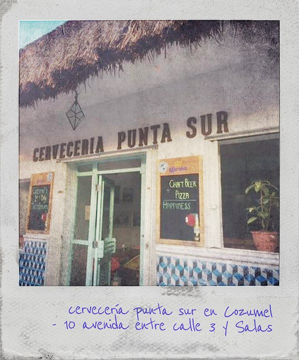 Fachada de Cervecería Punta Sur en la 10ª Avenida